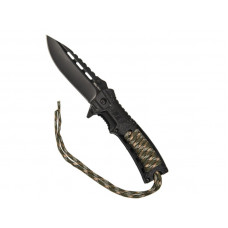 Mil-Tec Paracord Knife with Fire Starter (Camo / Tarn) Mil-Tec Paracord Knife with Fire Starter (Camo / Tarn)