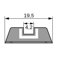 Muška GLOCK GMS oceľová 4,1 mm Muška GLOCK GMS oceľová 4,1 mm