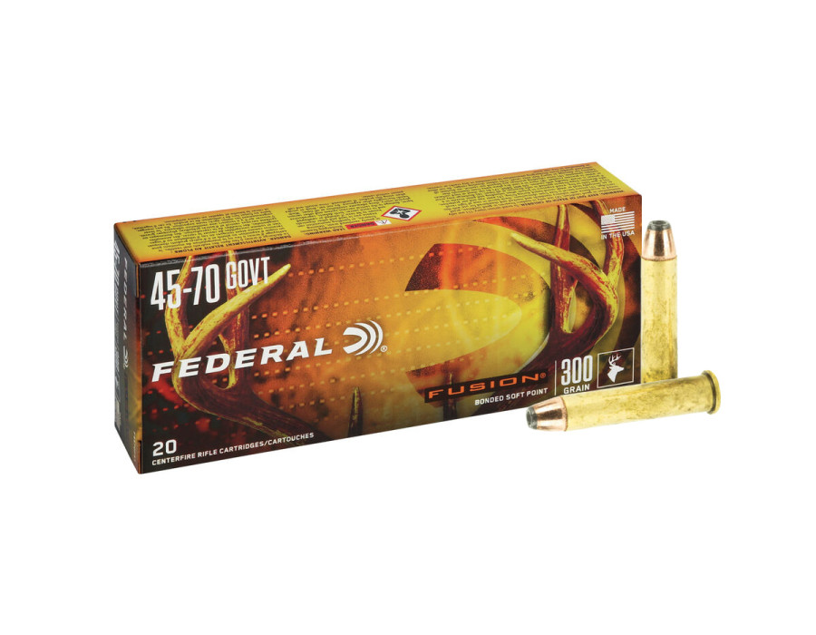.45-70 Government Federal Fusion 300gr / 19,44g SP (F4570FS1) .45-70 Government Federal Fusion 300gr / 19,44g SP (F4570FS1)