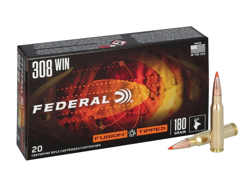 .308 Win Federal Fusion Tipped 180gr / 11,66g SP (F308TFS3)