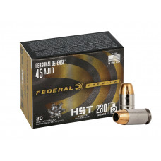 .45 Auto Federal Premium Personal Defense HST 230gr/14.90g JHP .45 Auto Federal Premium Personal Defense HST 230gr/14.90g JHP