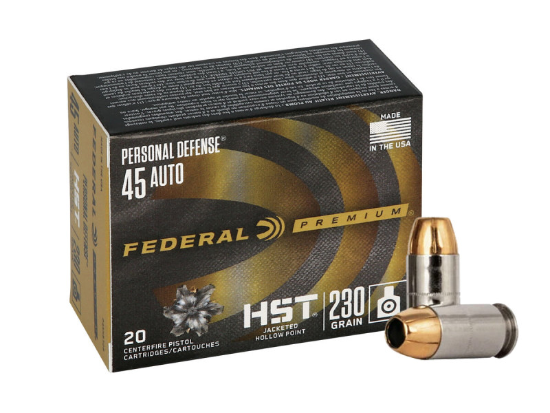 .45 Auto Federal Premium Personal Defense HST 230gr/14.90g JHP