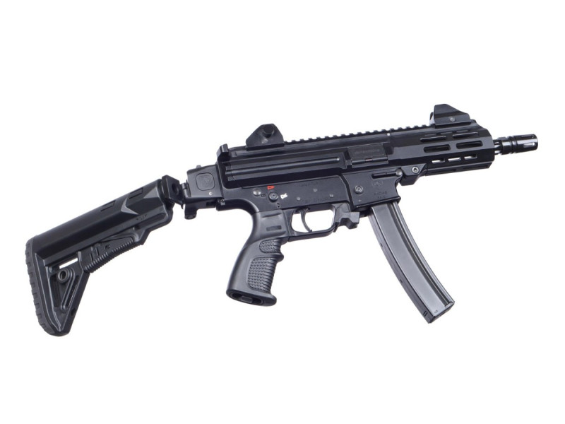Akdaş SA-9 6,5″ so zasúvacou pažbou, kal. 9×19 mm