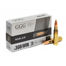 .308 Win. GGG HPBT Nosler 168gr/10,89g