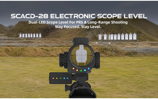 Vector Optics SCACD-28: elektronická vodováha — rýchla, citlivá, presná