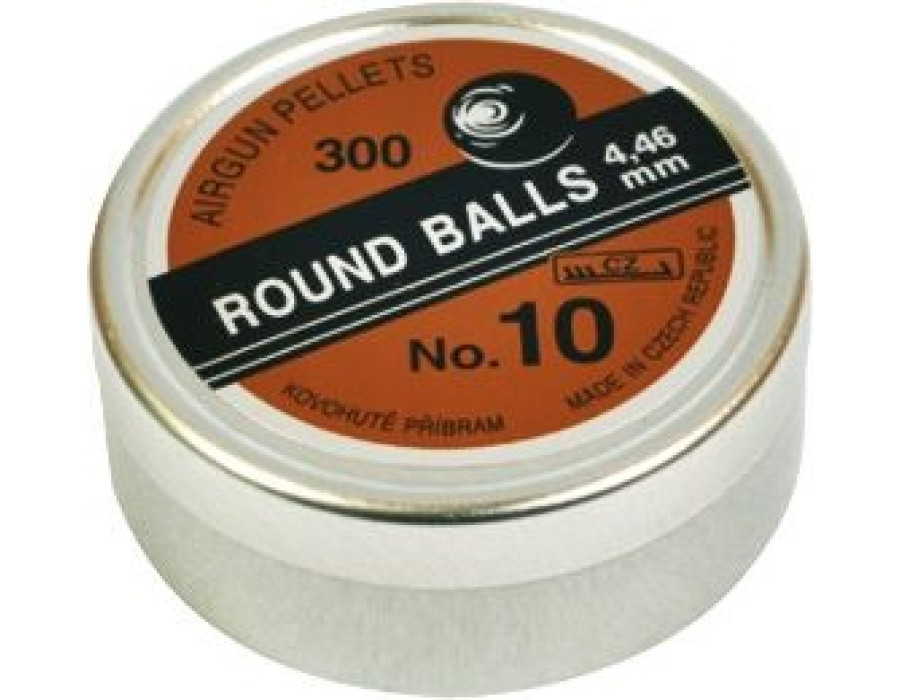 Rundkugeln Nr. 10, 300 Stück, Kal. 4,46mm