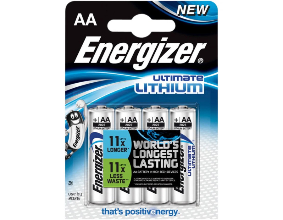 Batterie Energizer Ultimate Lithium AA 4 Stück Batterie Energizer Ultimate Lithium AA 4 Stück