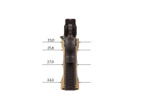 Eemann Tech Ultimate lange Messing-Griffschalen für 1911 – Größe L