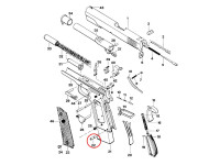 Eemann Tech ütőrugóház-csap 1911 pisztolyhoz – ezüst Eemann Tech ütőrugóház-csap 1911 pisztolyhoz – ezüst