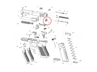 Eemann Tech krytka záveru pre Glock Gen3/Gen4 Eemann Tech krytka záveru pre Glock Gen3/Gen4