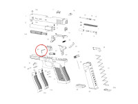 Eemann Tech pružina páčky rozoberania pre Glock 17/22/34/35
