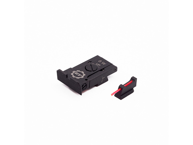 Eemann Tech Adjustable Sights Set for CZ Shadow – 1 mm Fiber