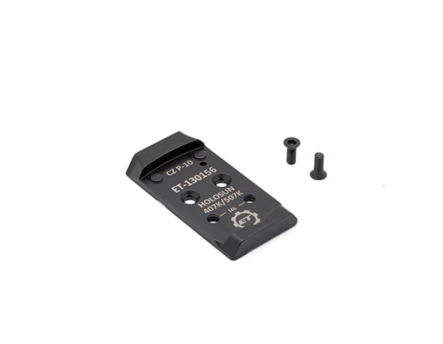 Eemann Tech szerelőlap CZ P-10 OR pisztolyhoz – Holosun 407K/507K Eemann Tech szerelőlap CZ P-10 OR pisztolyhoz – Holosun 407K/507K