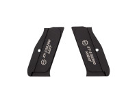 Eemann Tech 3D geriffelte Kunststoff-Griffschalen für CZ Shadow 1/2 – Schwarz