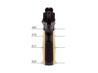 Eemann Tech Ultimate Griffschalen aus Messing für CZ Shadow 2 Compact – Größe L