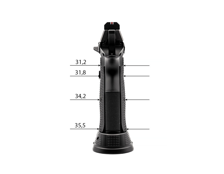 Eemann Tech Ultimate Aluminium Short Grips for CZ – Size L