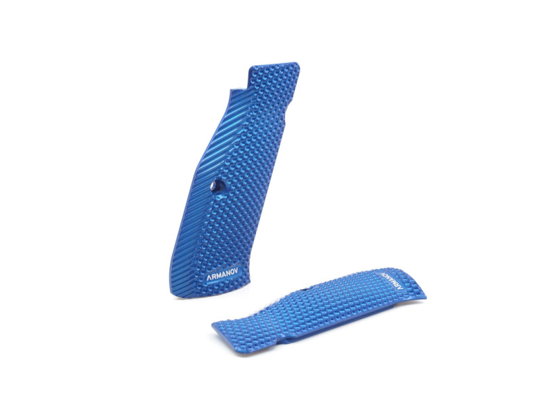 Armanov CZ Shadow SpidErgo Gen2 Pistol Grips (Long, Large) - Blue