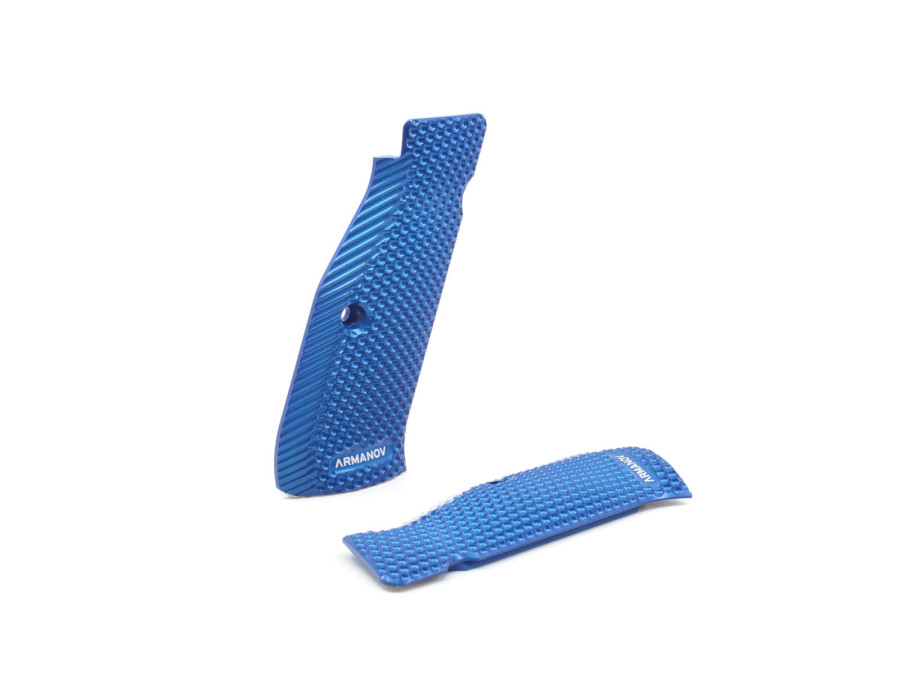 Armanov CZ Shadow SpidErgo Gen2 Pistol Grips (Long, Large) - Blue