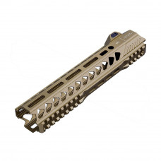 Strike Industries 10" M-lok predpažbie AR15 - FDE