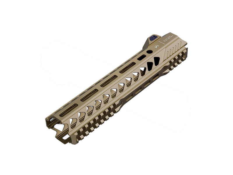 Strike Industries 10" M-lok predpažbie AR15 - FDE