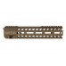 Strike Industries 10" M-lok predpažbie AR15 - FDE