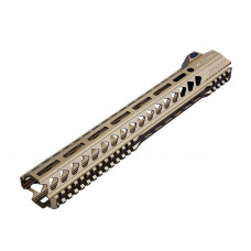 Strike Industries 13,5" M-lok predpažbie AR15 - FDE