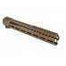 Strike Industries 13,5" M-lok predpažbie AR15 - FDE