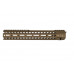 Strike Industries 13,5" M-lok predpažbie AR15 - FDE