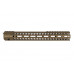 Strike Industries 15,5" M-lok predpažbie AR15 - FDE