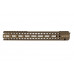 Strike Industries 15,5" M-lok predpažbie AR15 - FDE