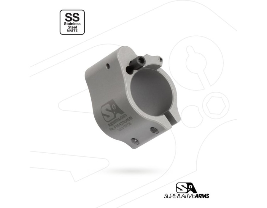Superlative Arms nastaviteľný Gas Block pre AR15 - .750 STS sťahovací