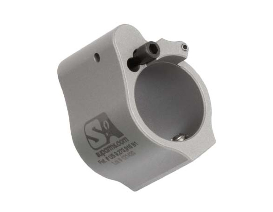 Superlative Arms Odvzdušnený nastaviteľný Gas Block pre AR15 - .750 nerez Superlative Arms Odvzdušnený nastaviteľný Gas Block pre AR15 - .750 nerez