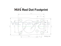 Vector MAG Cantilever Riser Lower 1/3 CO-WITNESS 
