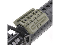 Doppelte Picatinny-Schiene FAB AR15 grün
