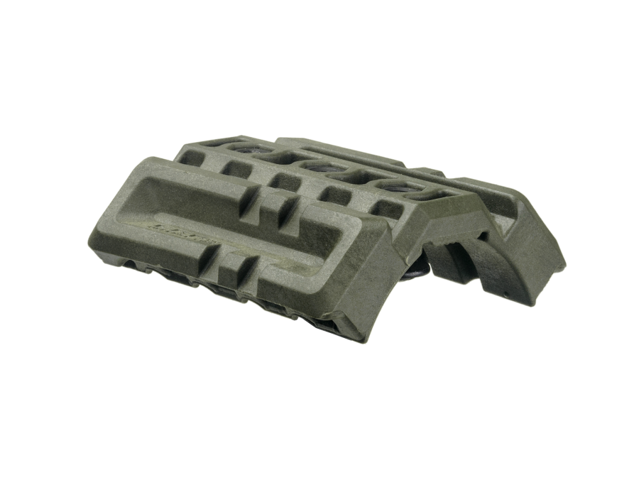 Doppelte Picatinny-Schiene FAB AR15 grün