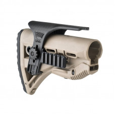 Fab Defense Cheek Rest Kit With Dual Picatinny Rails For GL-SHOCK - Black