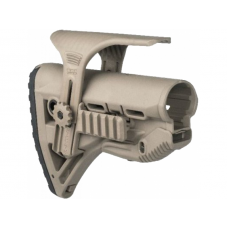 Fab Defense Cheek Rest Kit With Dual Picatinny Rails For GL-SHOCK - Flat Dark Earth