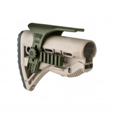 Fab Defense Cheek Rest Kit With Dual Picatinny Rails For GL-SHOCK - Green