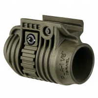 Fab Defense Flashlight and Laser Adaptor PLA 1 1/8" - Green