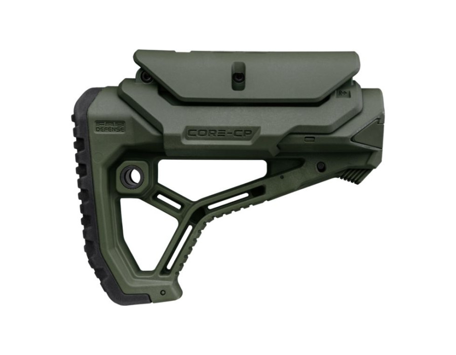 Schaft mit Schaftbacke FAB GL-CORE CP grün