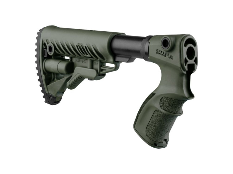 Pažba s rukoväťou FAB pre Remington 870 - M4 zelená