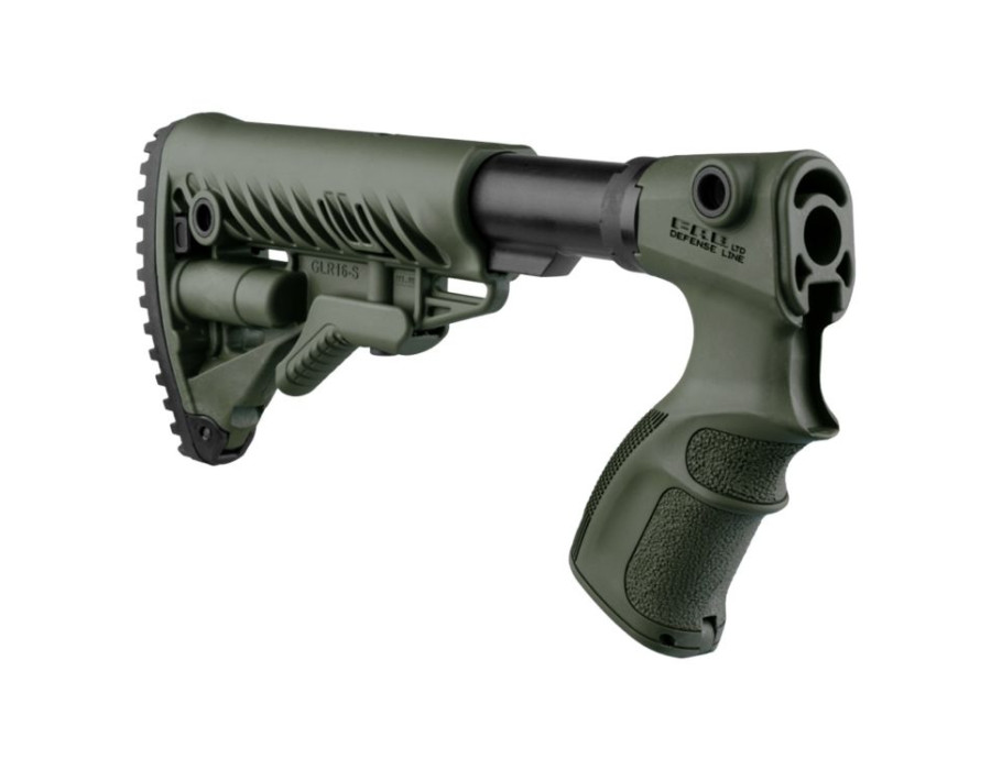 Pažba s rukoväťou FAB pre Remington 870 - M4 zelená