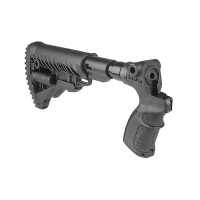 Pažba s rukoväťou a absorbérom FAB pre Mossberg 500 - M4 čierna