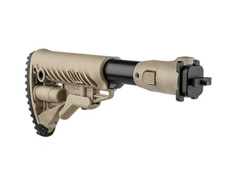 Pažba sklopná FAB pre AK47 M4-AKMIL piesková