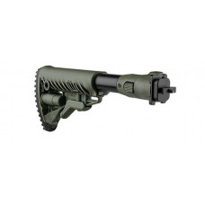 Fab Defense M4 Folding Collapsible Buttstock for Milled AK 47 (Polymer hinge) - Green Fab Defense M4 Folding Collapsible Buttstock for Milled AK 47 (Polymer hinge) - Green