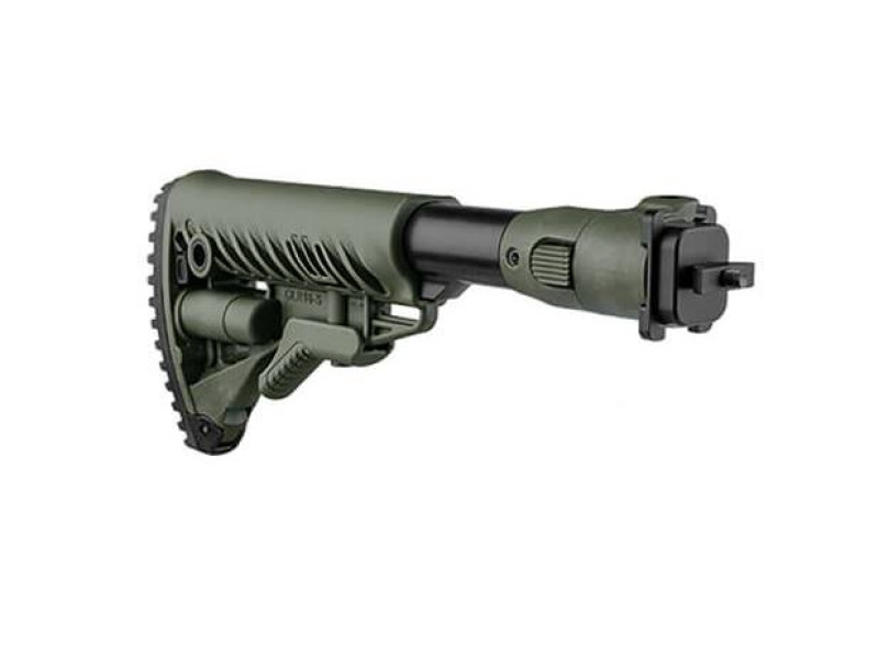 Pažba sklopná FAB pre AK47 M4-AKMIL zelená