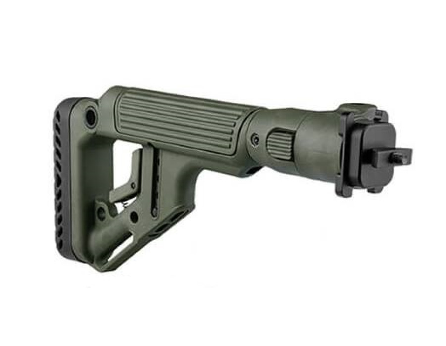 Pažba sklopná FAB pre AK47 UAS-AKMIL zelená