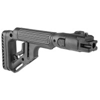 Folding Buttstock w/ Cheek Piece For AKM 47 (Polymer Joint) UAS-AK P - Black