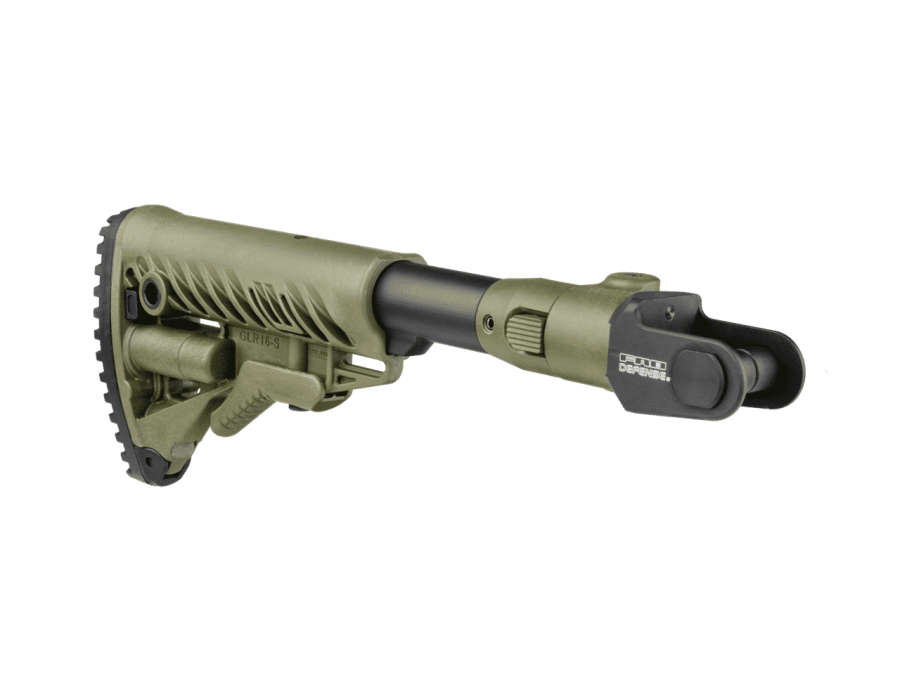 Pažba sklopná FAB pre AKMS M4-AKMS P zelená