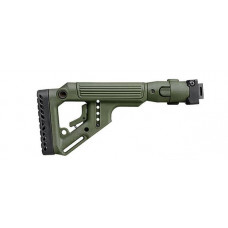 Fab Defense Folding Buttstock w/ Cheek Piece For AKS-74U (Polymer Joint) - Green